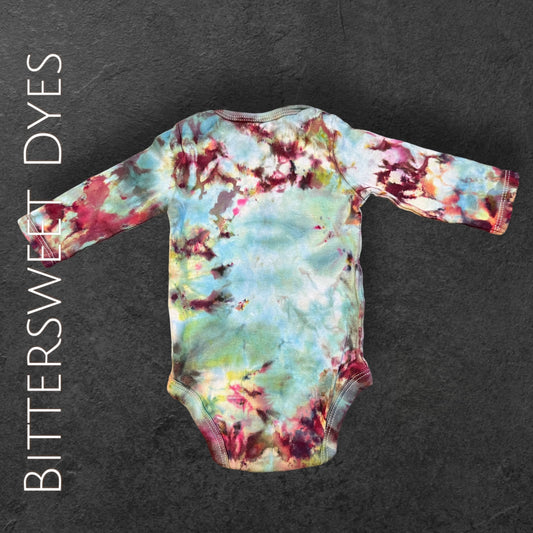 0-3 Mo. Ice Dye Onesie
