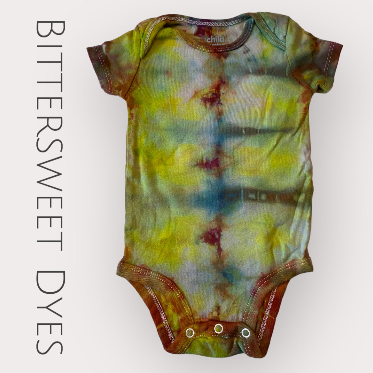 3-6 mo. Ice Dyed Onesie