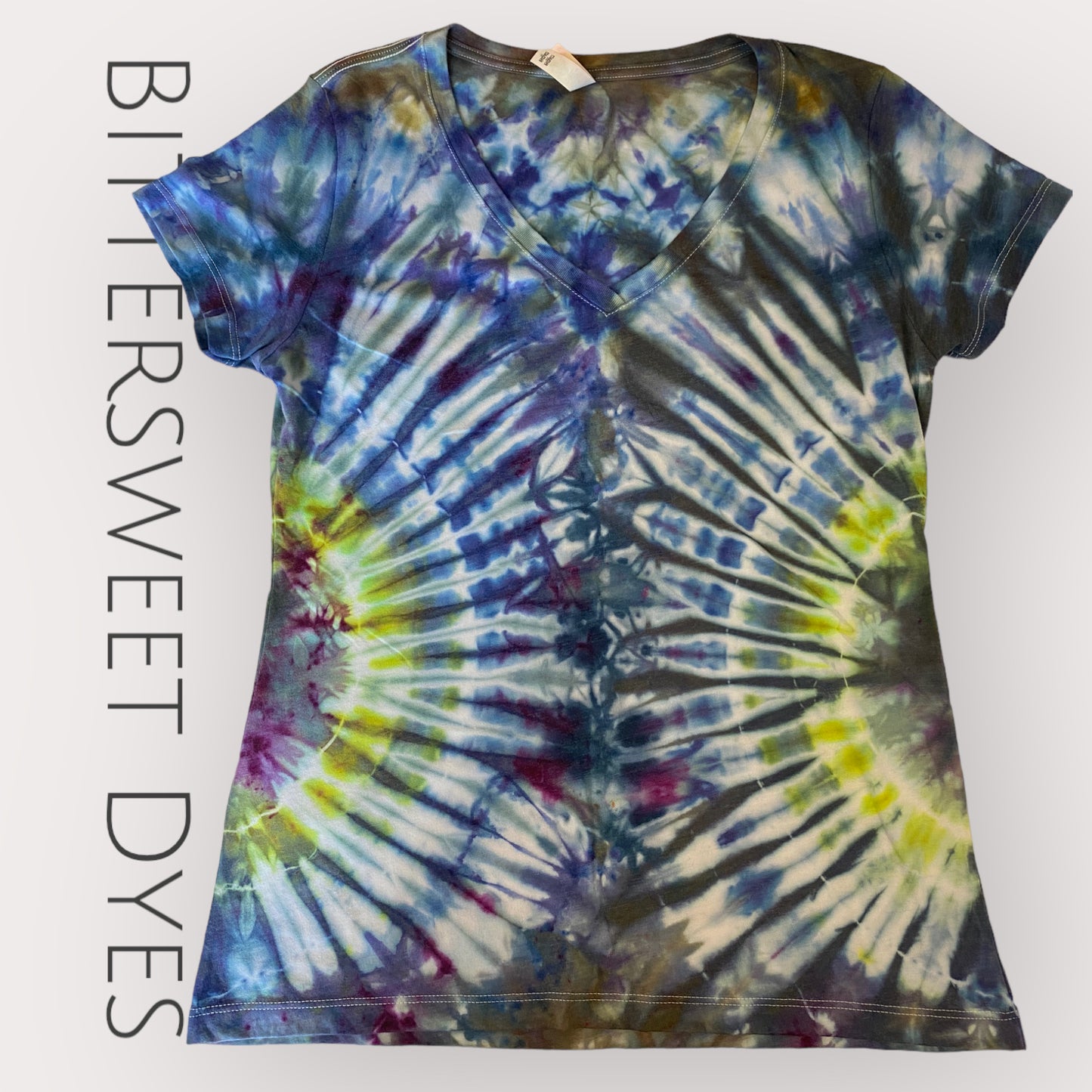 XL V-Neck Ice Dyed Tee