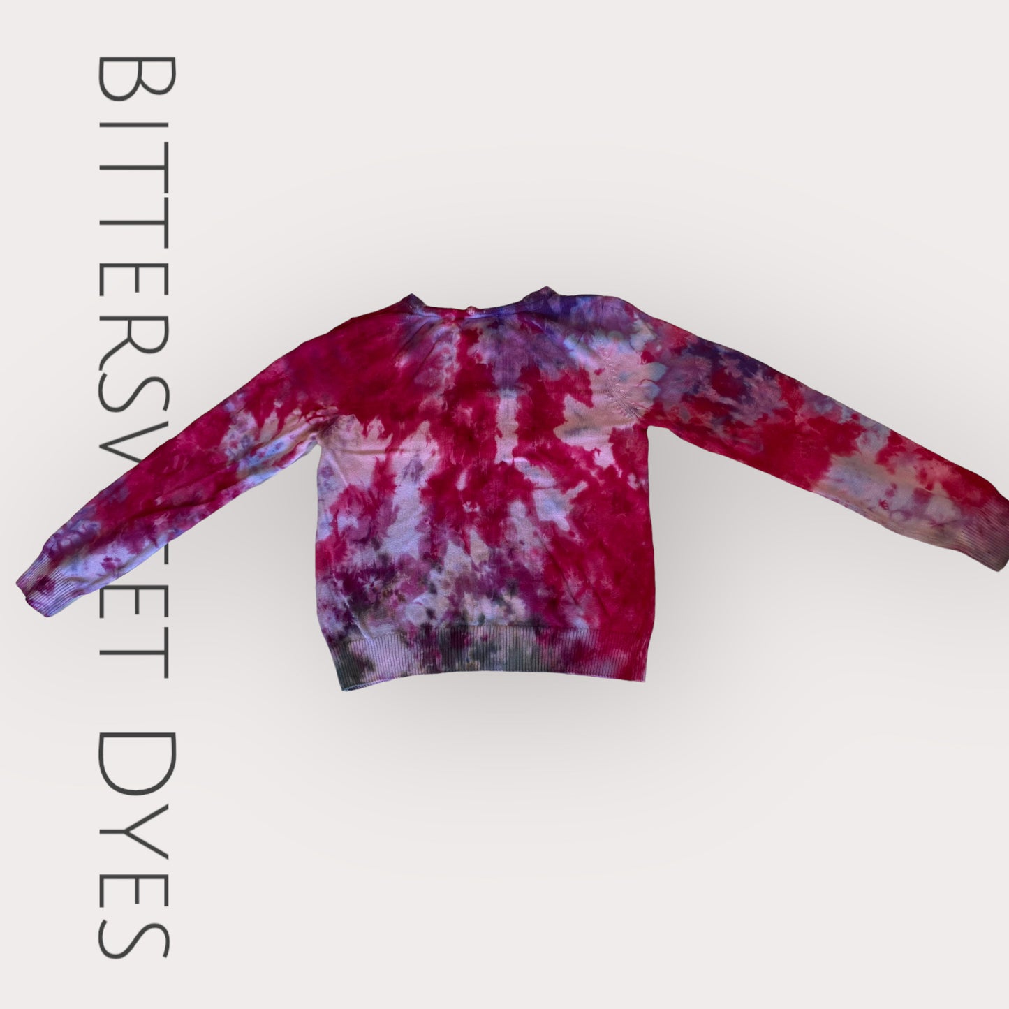 Girls 10/12 Scrunch Ice Dyed Cardigan