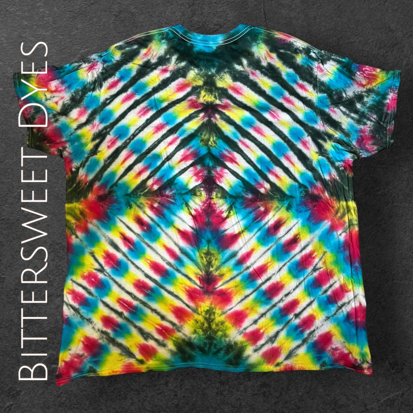3XL Liquid Dye Pleated Tee
