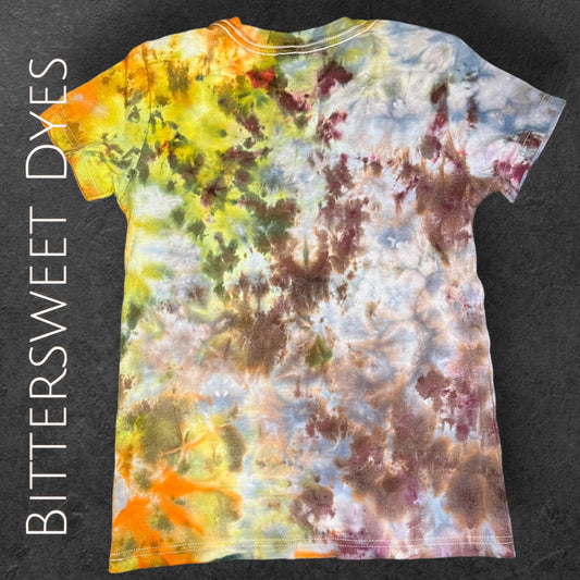 S Youth Scrunch Ice Dye Tee