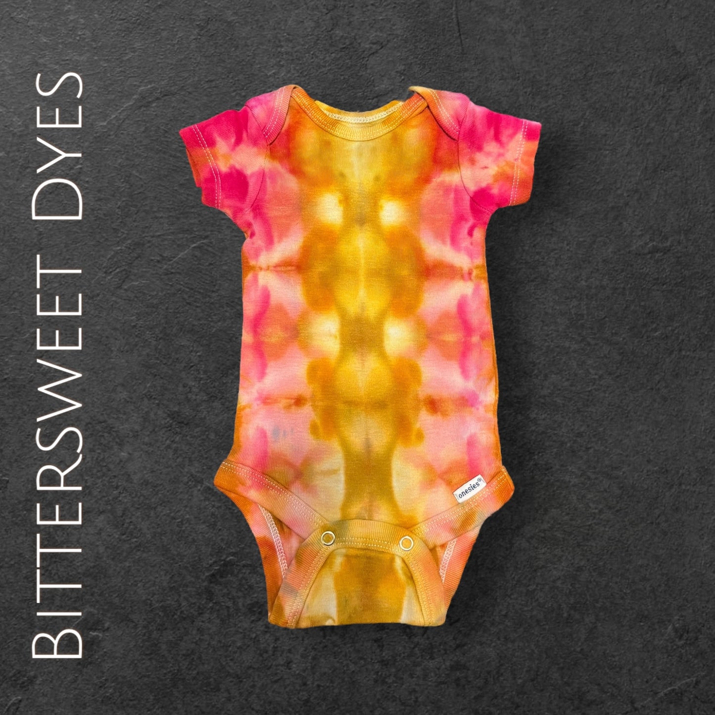 0-3 Mo. Ice Dye Onesie