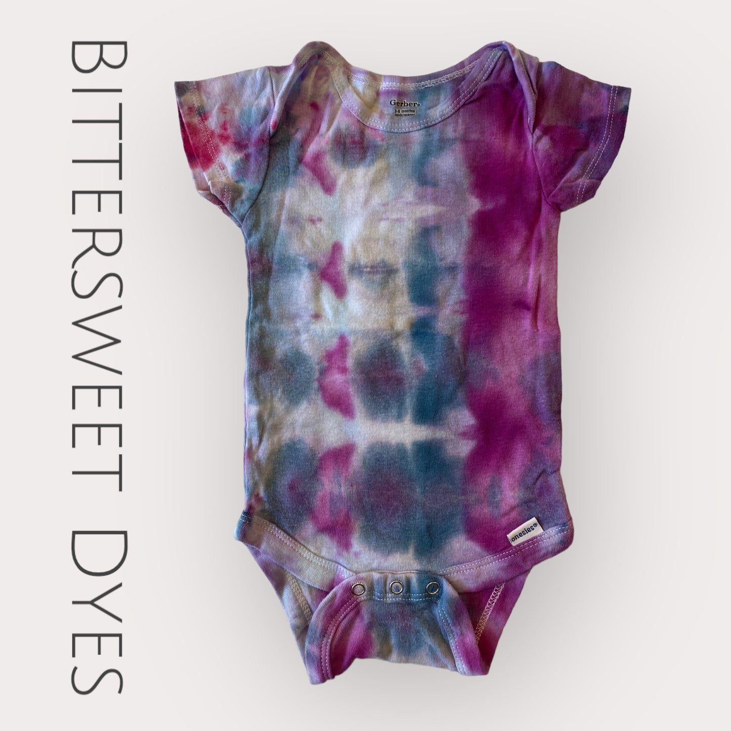 3-6 mo. Ice Dyed Onesie