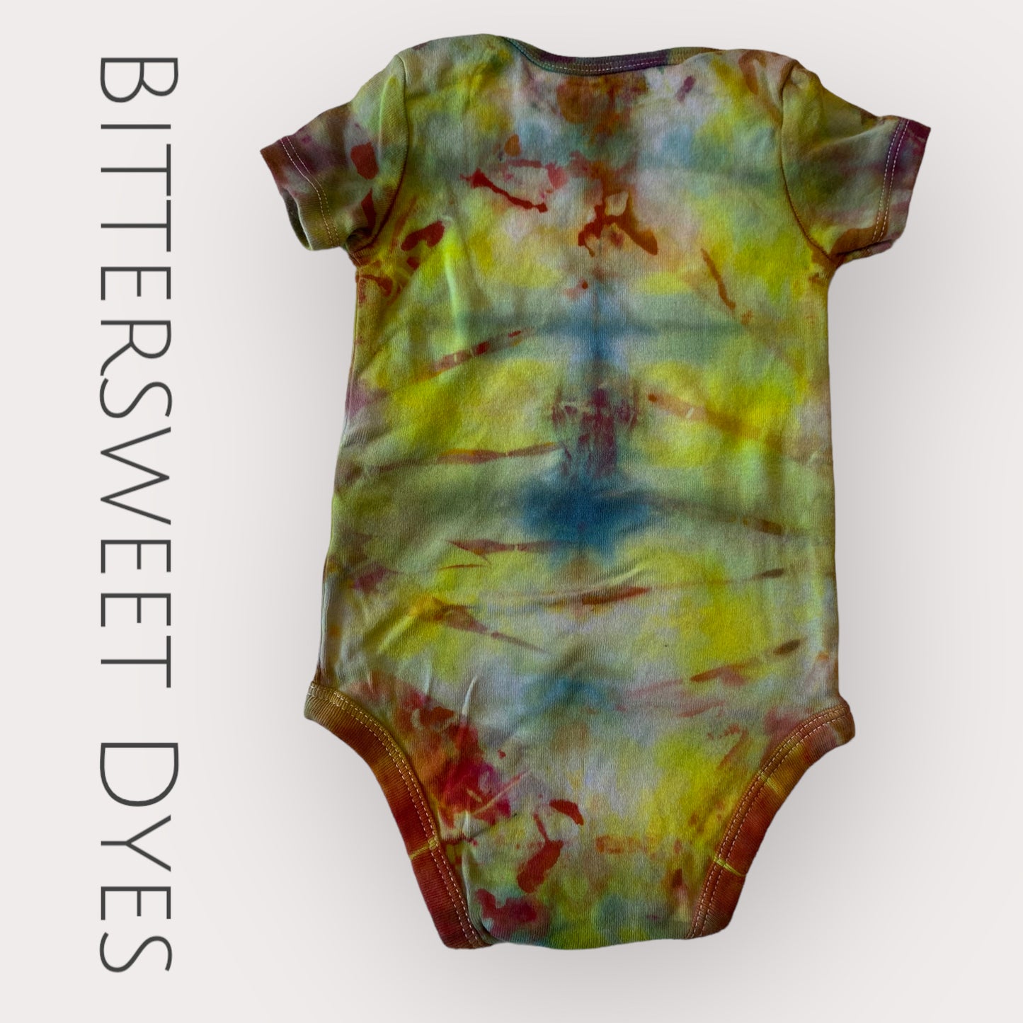 3-6 mo. Ice Dyed Onesie