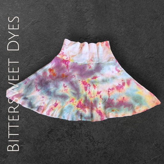 Youth 4 Ice Dye Foldable "Yoga Style" Waist Band Skirt