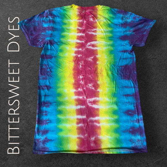 S Pleated Liquid Dye Tee