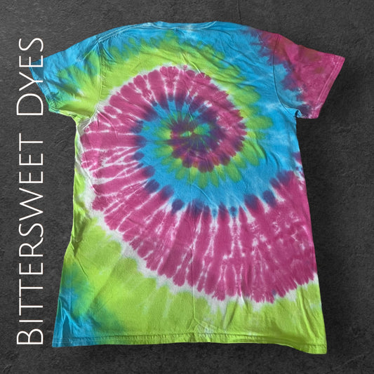 M Spiral Liquid Dye Tee