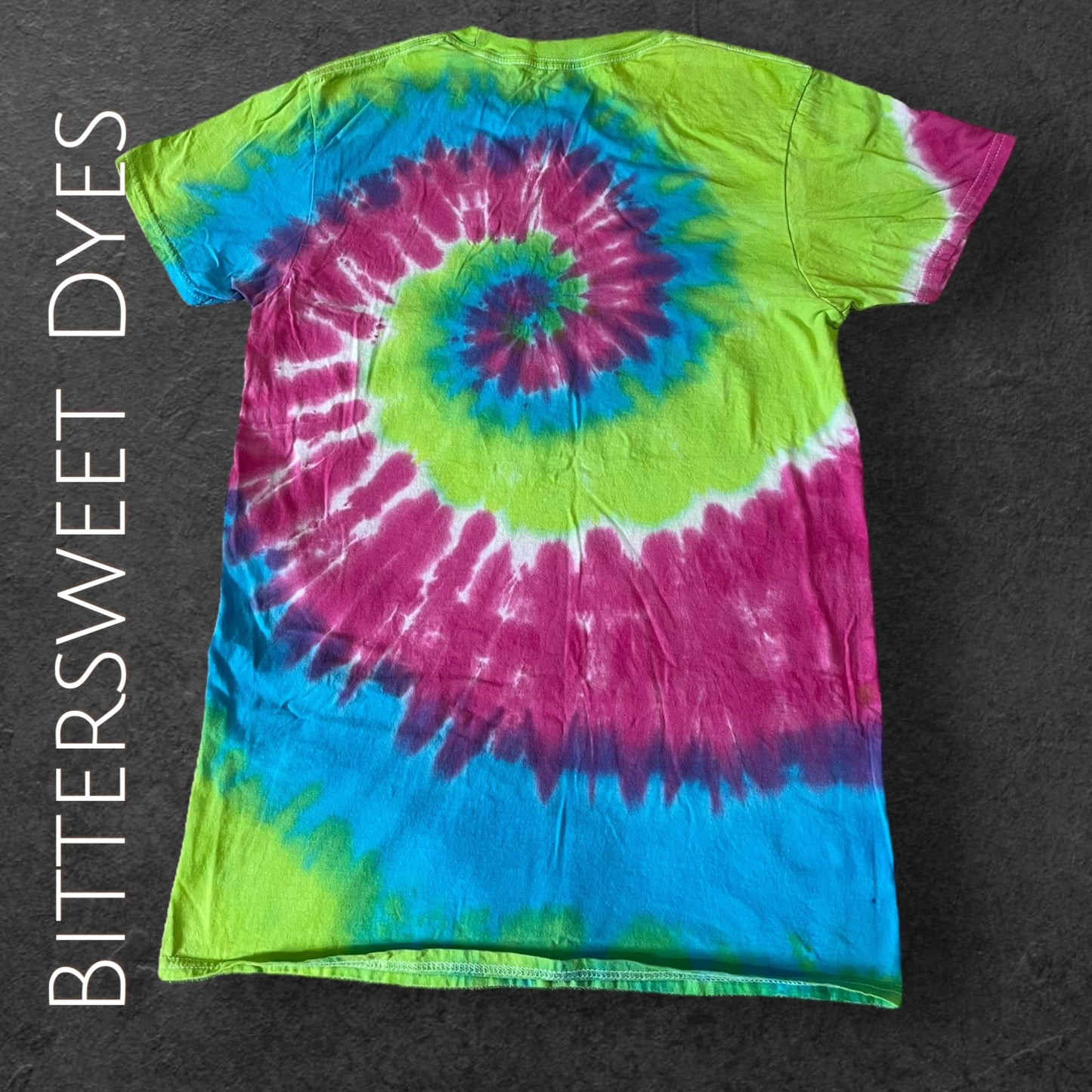 S Spiral Liquid Dye Tee