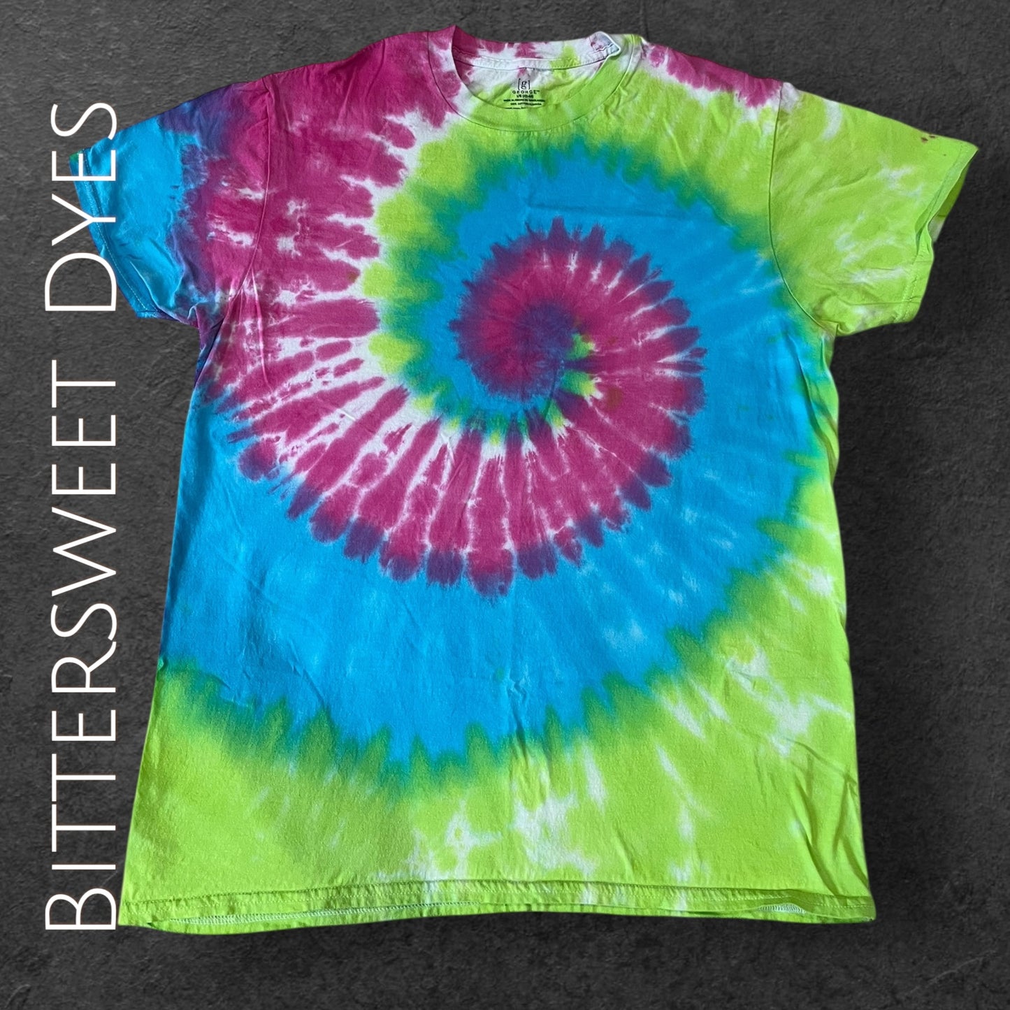 L Spiral Liquid Dye Tee