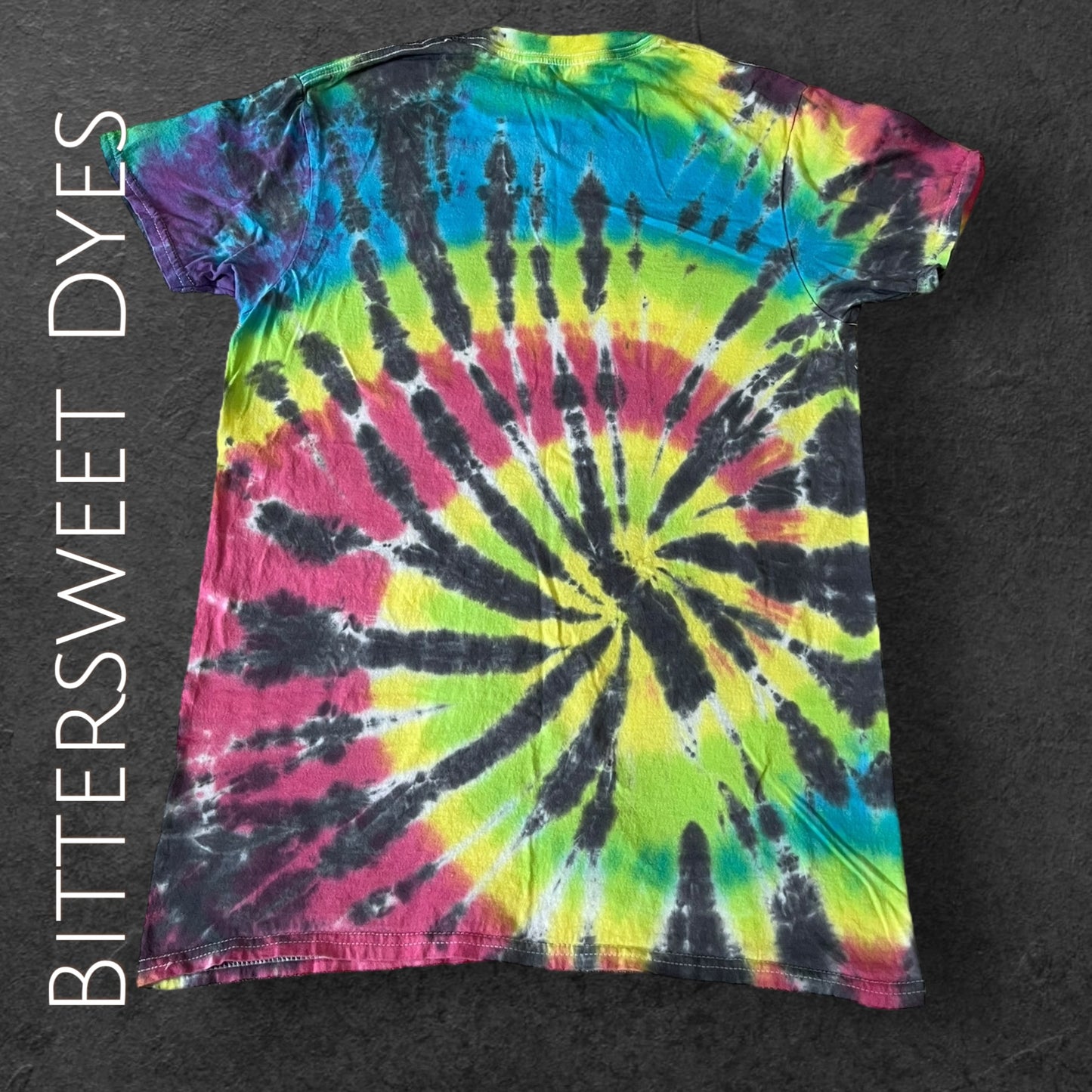 S Spiral Liquid Dye Tee
