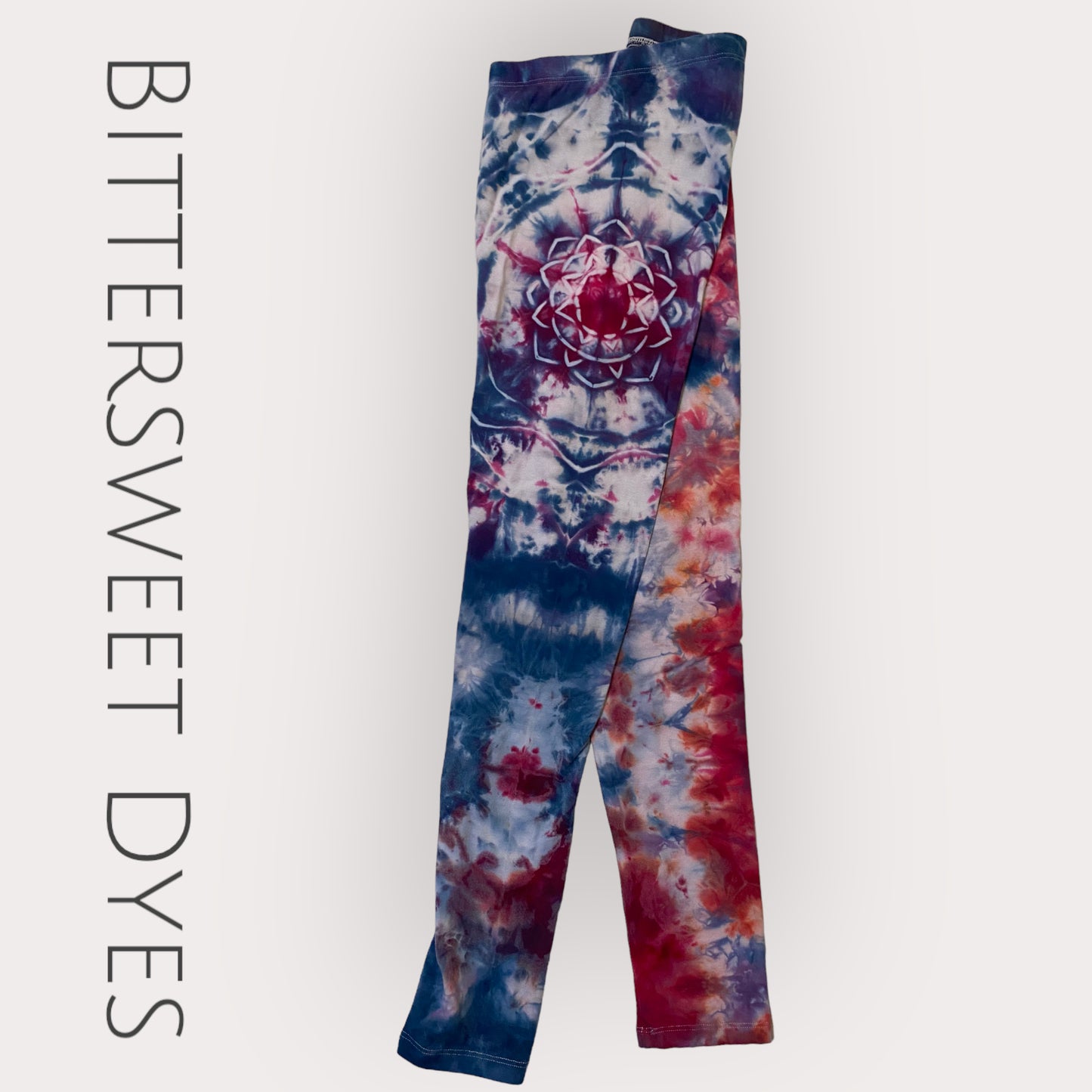 XL Youth Mandala Ice Dyed Leggings
