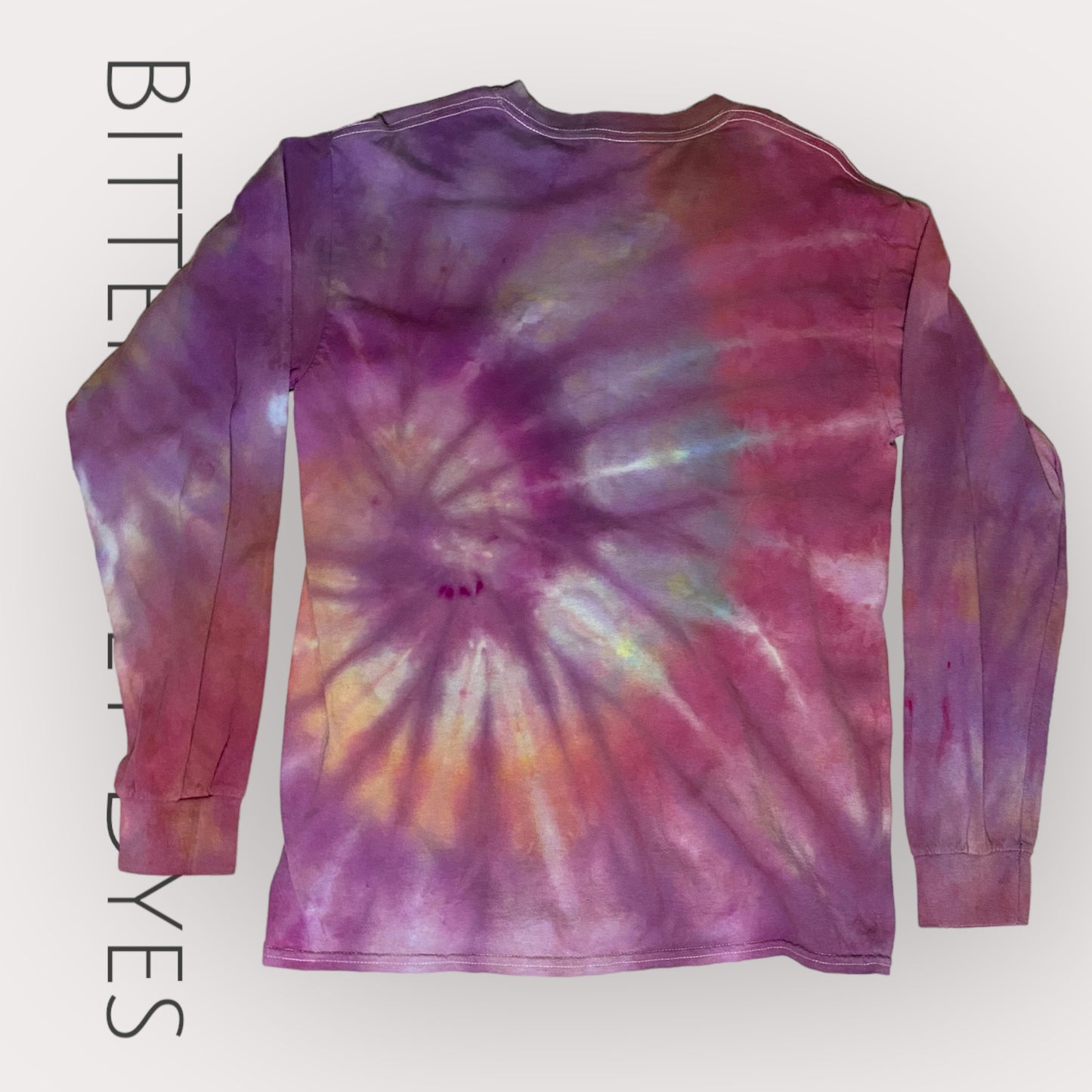 Medium "Bring Me Wine" Ice Dye Long Sleeve
