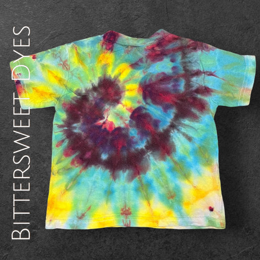 2T Spiral Ice Dye Tee