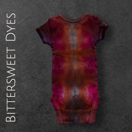 Preemie Pleated Ice Dye Onesie