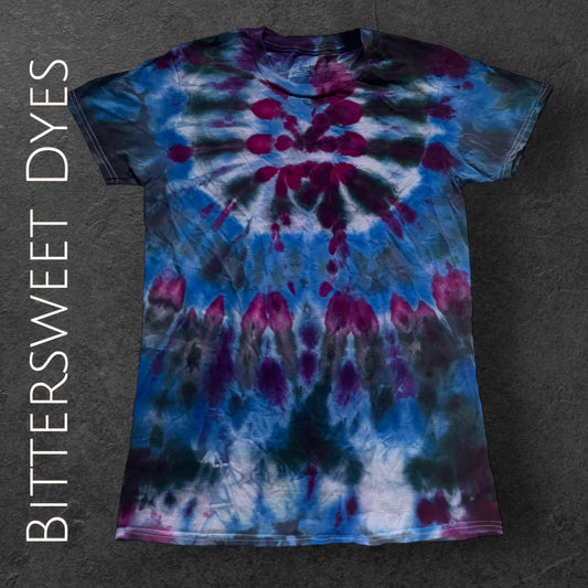 Small Spider Ice Dye Tee