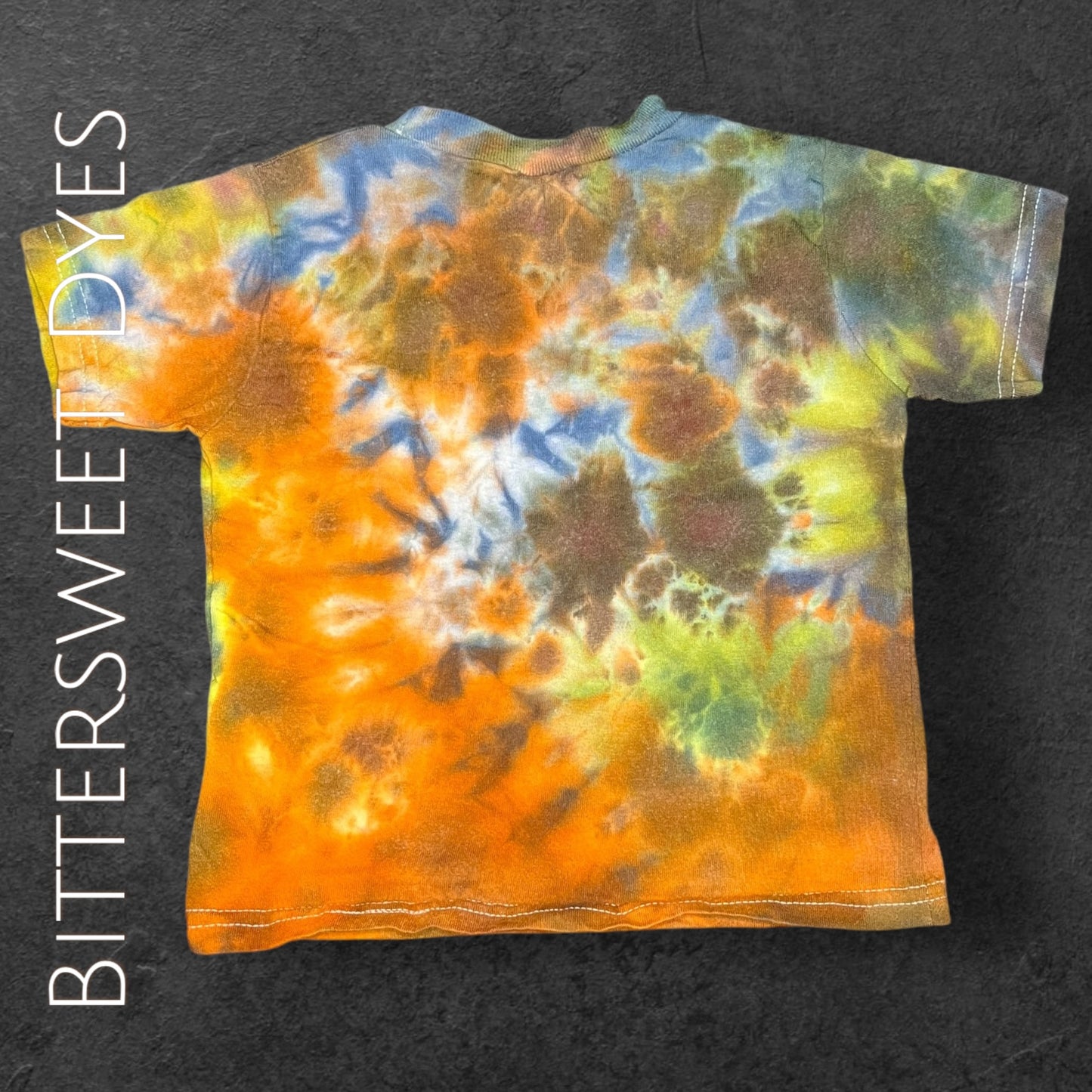 2T Scrunch Ice Dye Tee