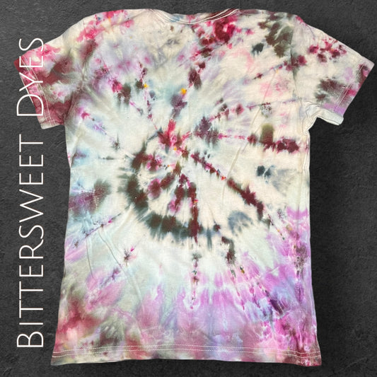 S Youth Spiral  Ice Dye Tee