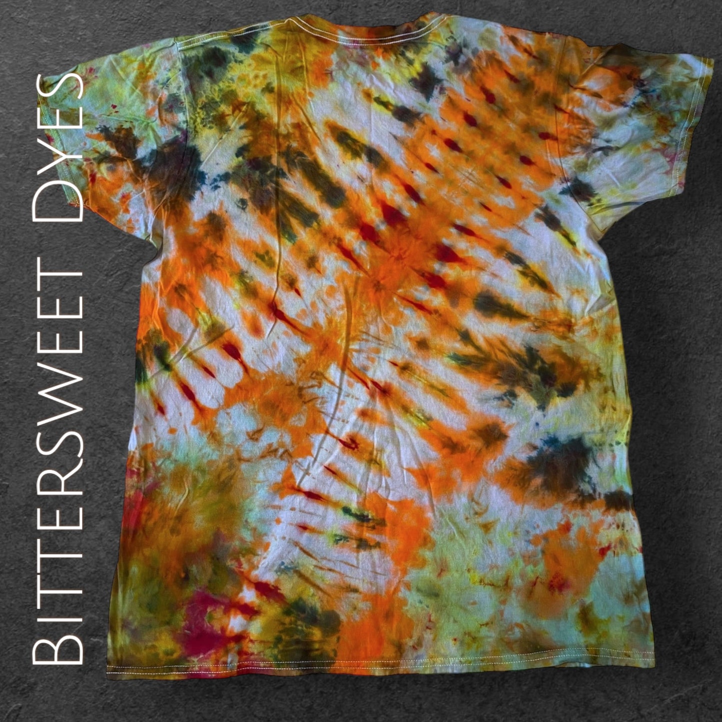 XL Zipper Pleat Ice Dyed