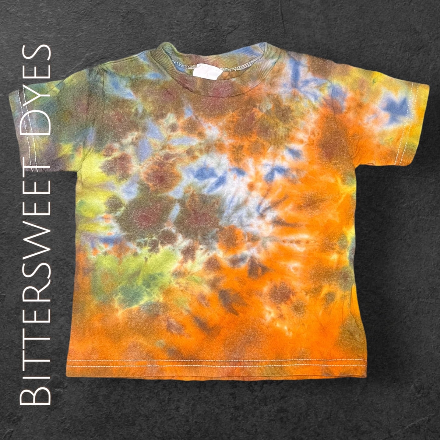 2T Scrunch Ice Dye Tee