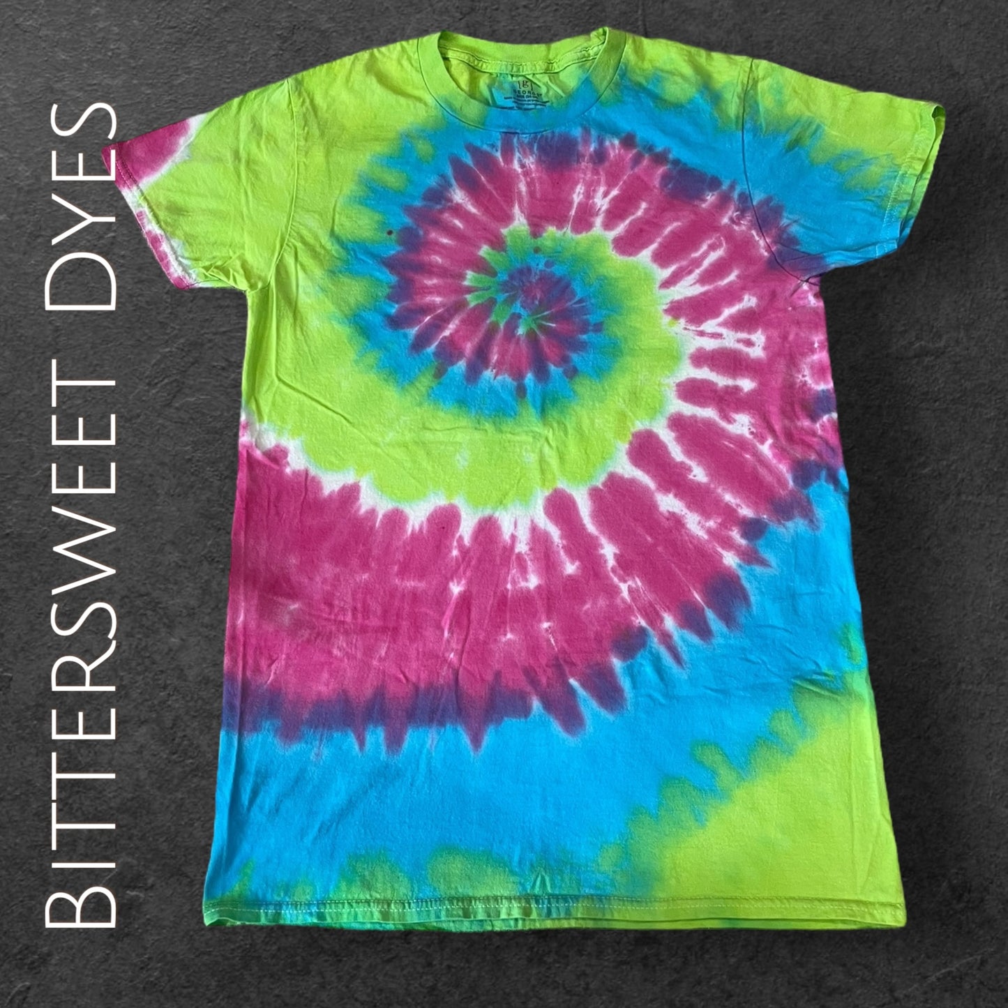 S Spiral Liquid Dye Tee