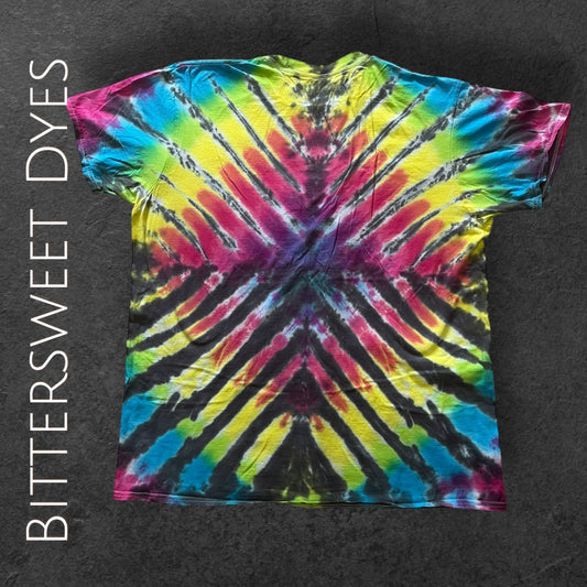 2XL Pleated Liquid Dye Tee