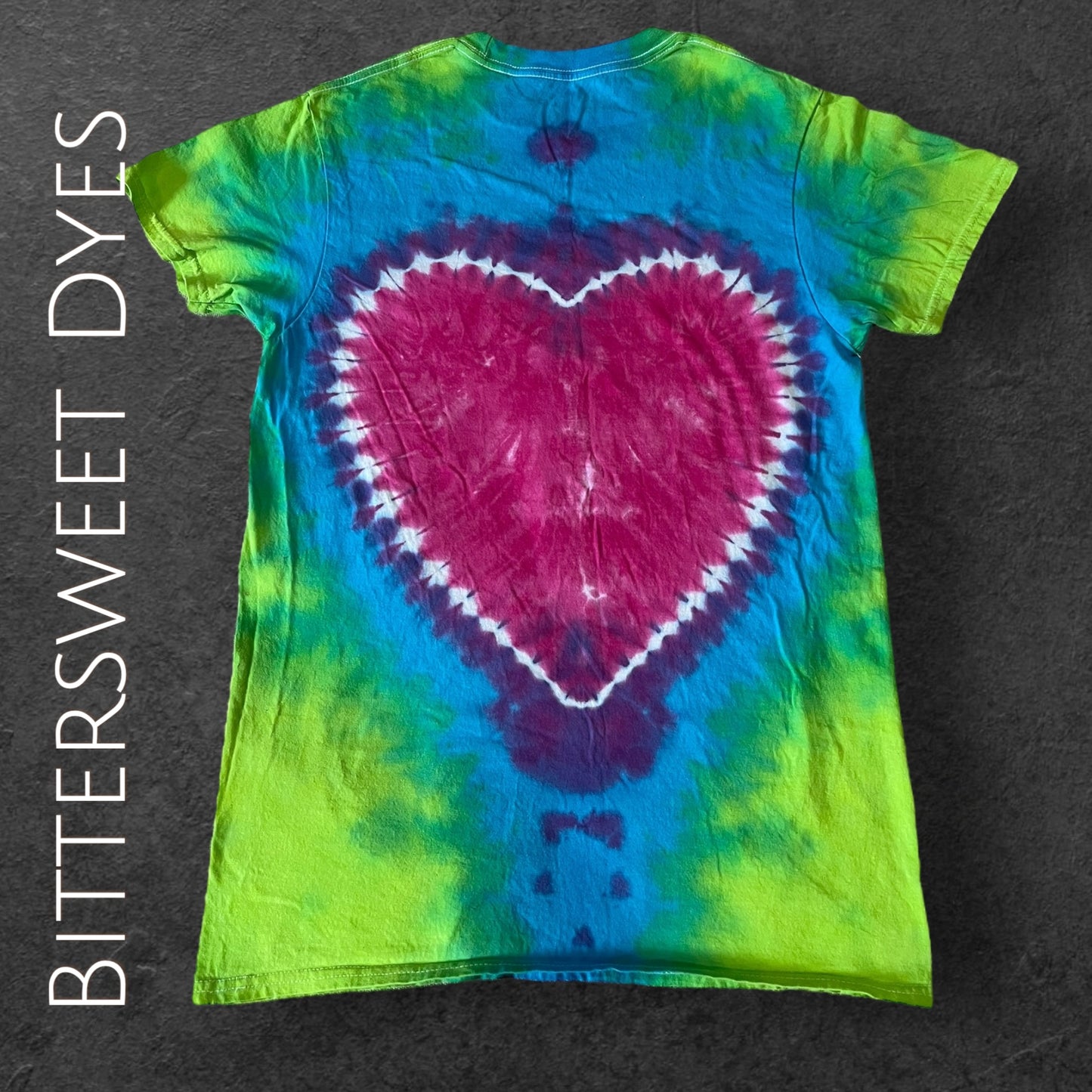 S Heart Liquid Dye Tee