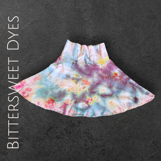 Youth 4 Ice Dye Foldable "Yoga Style" Waist Band Skirt