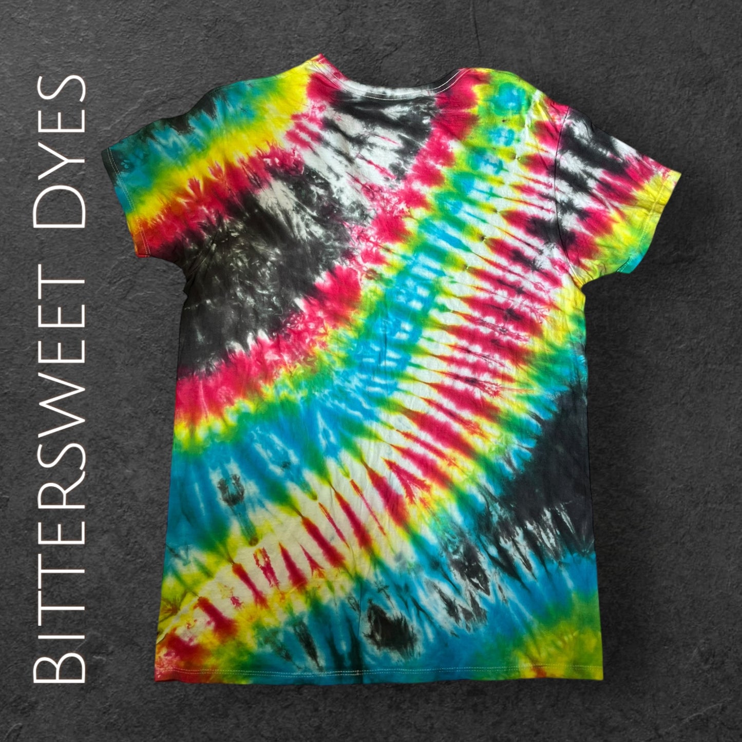 S Liquid Dye Pleat Tee
