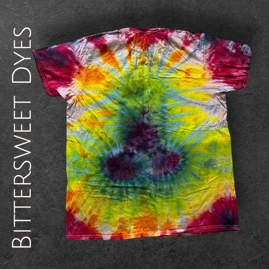 2XL X-Rated Ice Dye Tee