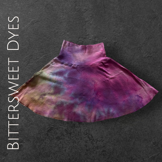 Youth 3 Ice Dye Foldable "Yoga Style" Waist Band Skirt