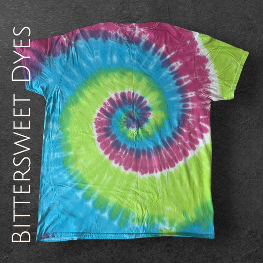 XL Spiral Liquid Dye Tee