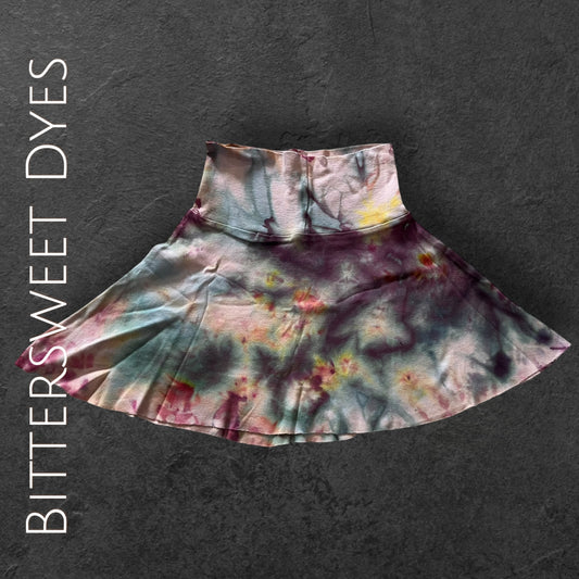 Youth 4 Ice Dye Foldable "Yoga Style" Waist Band Skirt