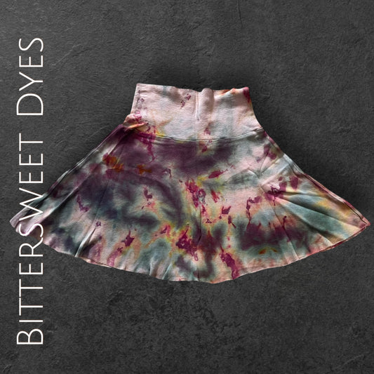 Youth 4 Ice Dye Foldable "Yoga Style" Waist Band Skirt