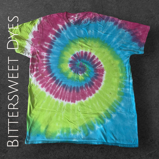 XL Spiral Liquid Dye Tee