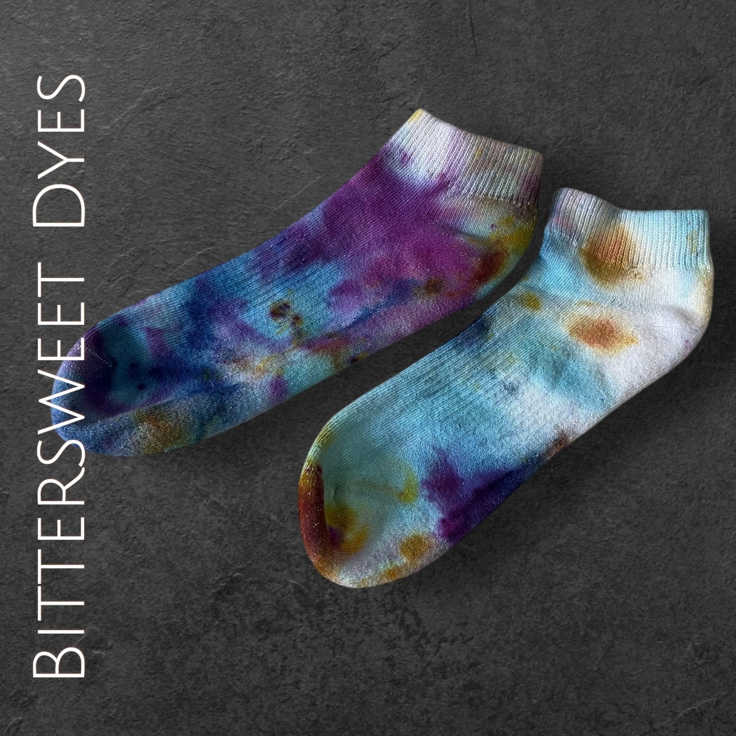 Ice Dye Ankle Socks