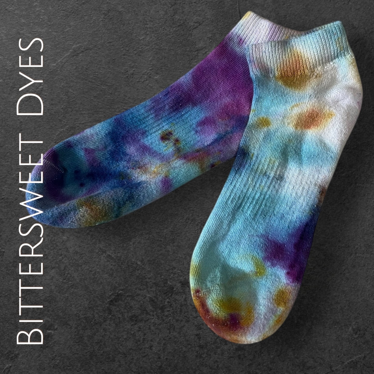Ice Dye Ankle Socks